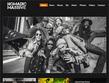 Tablet Screenshot of nomadicmassive.com